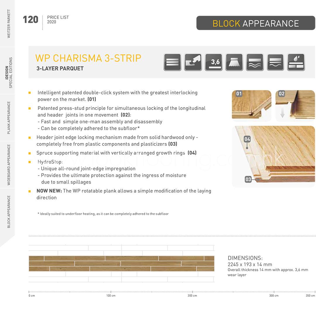 Plank - Appearance - WP CHARISMA 3-STRIP